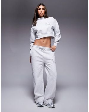 Good For Nothing Co-ord Flare Overlock Seam sweatpants - Grey