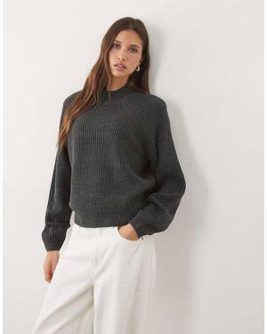 Threadbare Jersey De Cuello Alto En Gris - Multicolor