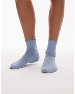 & Other Stories – glitzer-knöchelsocken - Blau