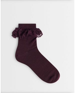 Dr. Martens Frill Socks - Purple