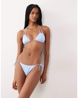 Free Society Tie Side Bikini Bottom - Pink
