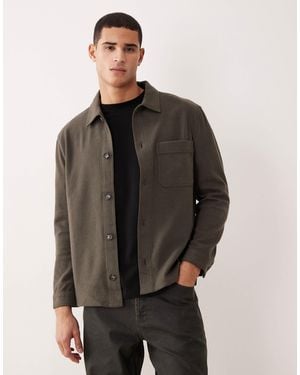 Mango Classic Over Shirt - Gray