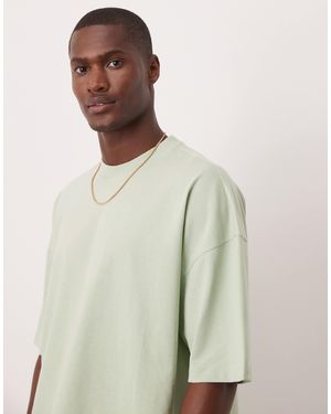 ASOS Oversized Boxy Drop Shoulder T-shirt - Green