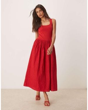 Nobody's Child Colorado Midi Dress - Red