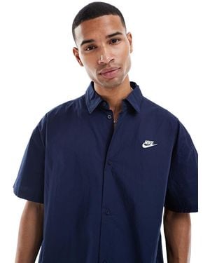 Nike Club Woven Shirt - Blue