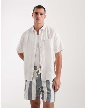 Cotton On Relaxed Linen Shirt - White
