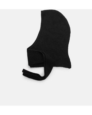 Stradivarius Basic Knit Balaclava - Black