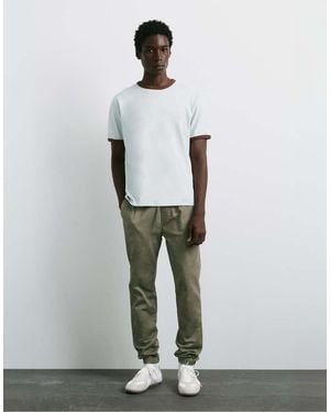 Pull&Bear Pantaloni Da Jogging Regular Fit - Bianco