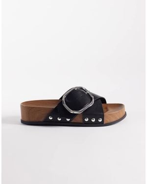 ASOS Foster Clog Mule Sandals - Multicolour