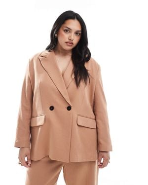 Vero Moda Tailored Herringbone Blazer - Natural