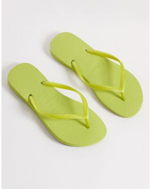 Havaianas Slim Flip Flops - Green