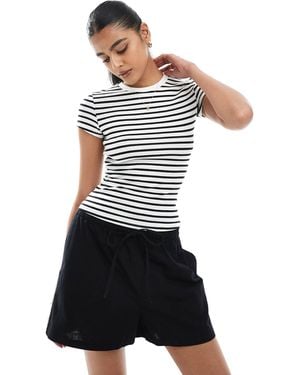 Bershka Baby Tee - White