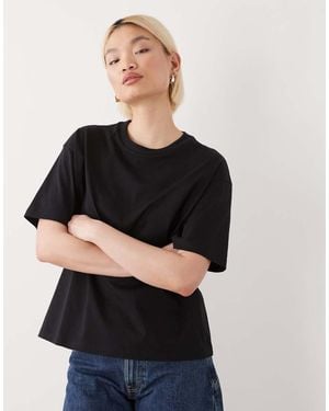 Monki Oversized Boxy T-shirt - Black