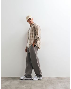 ASOS Wide Leg Sweatpants - White