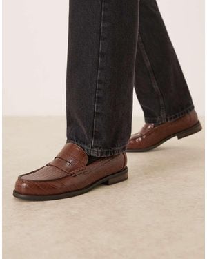 ASOS Penny Loafers - Brown
