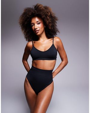 ASOS Premium Sculpting Crop Bra - Black