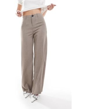 Bershka Tailored Trouser - Grey