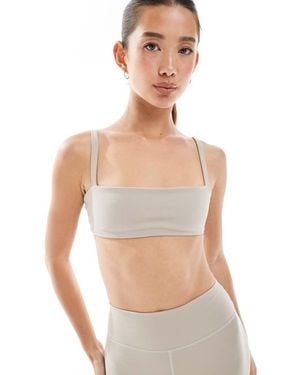 WeWoreWhat Active Cami Bandeau Bralet - Grey