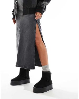 SEQWL Flatform Boots - Black