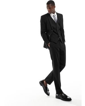SELECTED Homme Slim Fit Suit Pants - Black