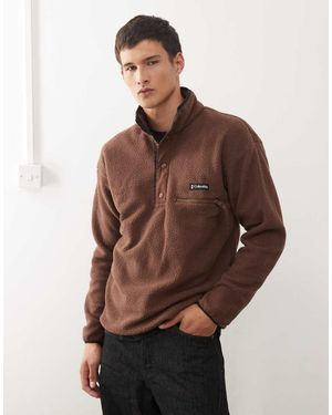 Columbia Helvetia Half Snap Fleece - Brown