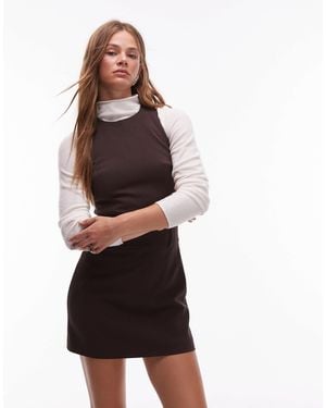 & Other Stories Mini Pinafore Dress - Brown