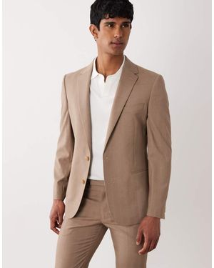 ASOS Skinny Suit Jacket - Brown