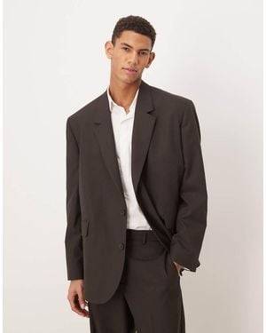 ASOS Oversized Suit Jacket - Grey