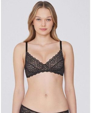 Tezenis Paris Unpadded Balconette Bra - Natural