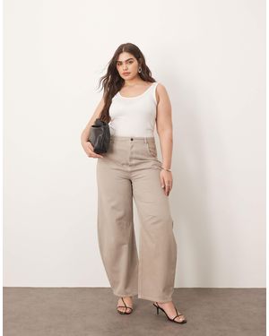 ARRANGE Curve Sydney Denim Barrel Leg Jean - Natural