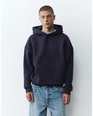 Pull&Bear Hoodie - Blau