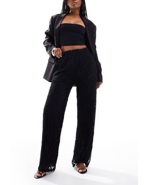 Threadbare Pantalon ample en dentelle - Bleu