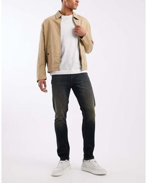 ASOS Skinny Fit Jeans With Tint - Blue