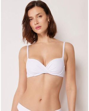 Calzedonia Premium Fit Super Push Up Bikini Top - White