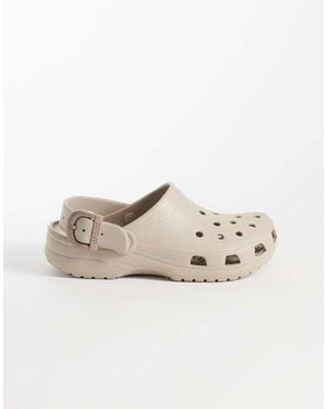 Crocs™ Zuecos Marrones Clásicos Con Hebilla-Marrón - Neutro
