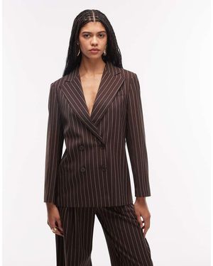 Collusion Blazer Oversize Gessato - Viola
