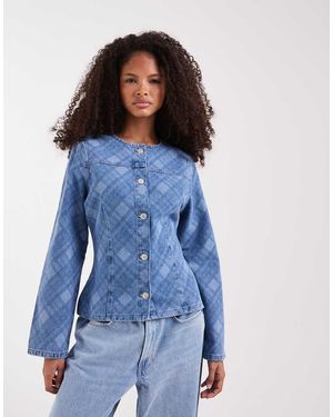 ASOS Long Sleeve Denim Jacket - Blue