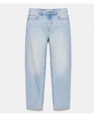 Pull&Bear High-waist mom-jeans - Blau