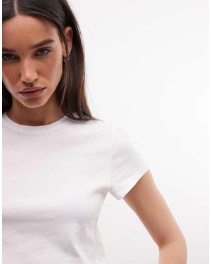 Weekday 90s Baby Tee - White