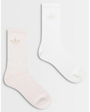 adidas Originals 2-pack Fluffy Socks - Natural