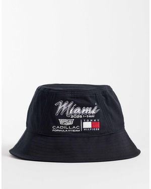 Tommy Hilfiger X Cadillac F1 Miami Bucket Hat - Blue
