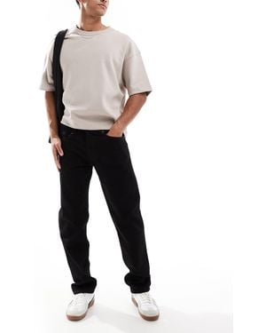 Don't Think Twice Dtt – gerade geschnittene jeans ohne stretch - Schwarz