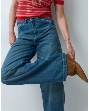 Dickies Maricopa Low Waist Barrel Jeans - Blue