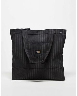 Dickies Striped Tote Bag - Black