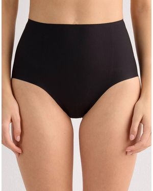 Intimissimi Raw-Cut Microfibre Briefs - Black