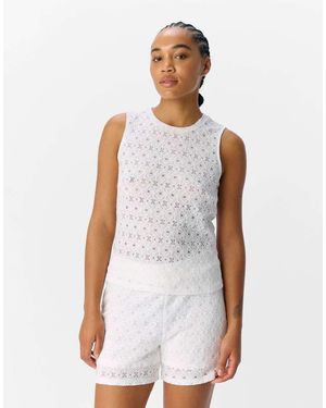 Object Top Sin Mangas De - Blanco