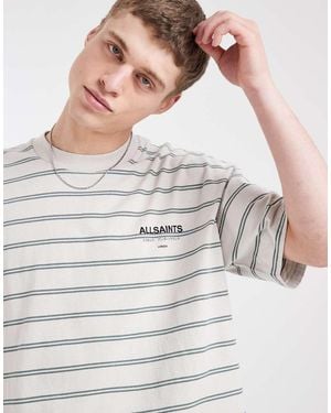AllSaints Underground Oversized T-shirt - White