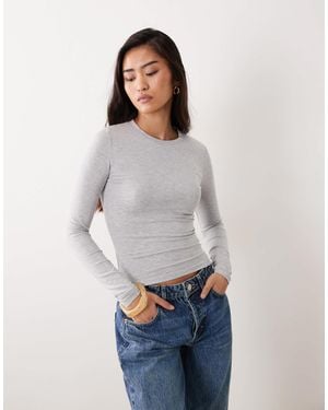 Cotton On Long Sleeve Crew Top - Blue