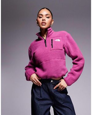 The North Face Yumiori Quarter Zip Fleece - Purple