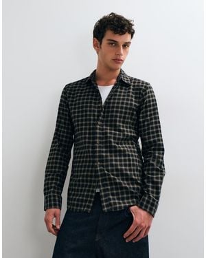 Only & Sons Klein Geruit Overhemd - Grijs
